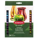 DERWENT Creioane ulei pastel DERWENT Academy, 24 buc/set, diverse culori