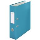 Leitz Biblioraft LEITZ 180° Cosy, carton laminat, A4, 80 mm, albastru celest