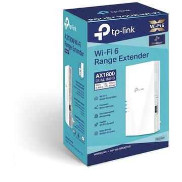 TP-LINK AX1800, Wi-Fi 6 1800Mbps, 1 port Gigabit,  2 antene interne, 2.4 / 5Ghz dual band,