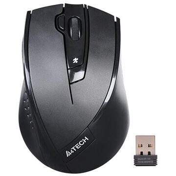 Mouse A4Tech G9-730FX-BK, USB Wireless, Black