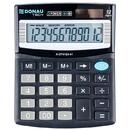 Donau Tech Calculator de birou, 12 digits, 125 x 100 x 27 mm, Donau Tech DT4124 - negru