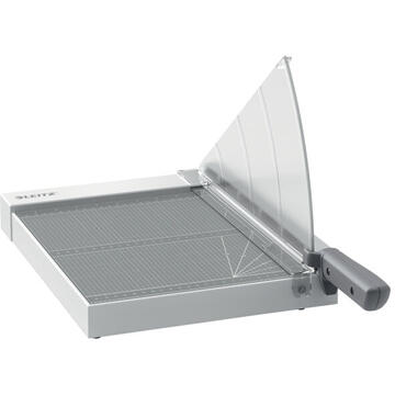 Ghilotina LEITZ Home Office Precision, A4, 10 coli, indicator laser inclus, gri