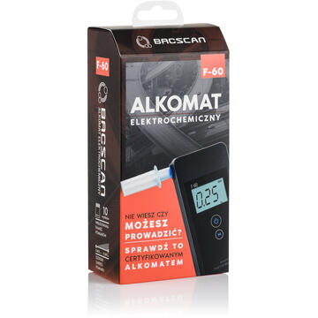 Testere alcoolemie BACscan F-40 alcohol tester 0 - 5% Gray