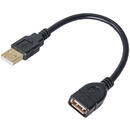 Akyga Akyga AK-USB-23 USB cable 0.15 m USB 2.0 USB A Black