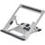 Aluminum portable laptop stand POUT EYES 3 ANGLE silver