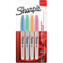 Sharpie Sharpie 2065402 permanent marker Fibre tip Blue, Green, Orange, Pink 4 pc(s)