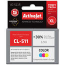 Activejet Activejet AC-511R ink for Canon printer; Canon CL-511 replacement; Premium; 12 ml; color