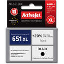 Activejet Activejet AH-651BRX ink for HP printer; HP 651 C2P10AE replacement; Premium; 20 ml; black