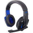 ESPERANZA AVENGER EGH450, Casti Gaming On Ear cu fir, Negru / Albastru