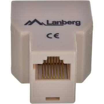 Lanberg AD-RJ45-2RJ45-OU network splitter Beige