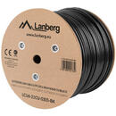 LANBERG Lanberg LCU6-21CU-0305-BK networking cable Black 305 m Cat6 U/UTP (UTP)