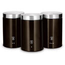 Berlinger Haus Set of 3 containers Berlinger Haus BH/6828 Metallic Line Shiny Black Edition