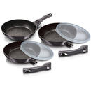 Set of 3 pans Berlinger Haus BH/7055 Metallic Line Carbon Pro Edition
