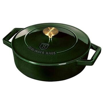 Tigai si seturi Cast iron roasting pan 28 cm Berlinger Haus BH/6504 Emerald Collection