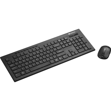Tastatura Canyon CNS-HSETW4-US -  USB, Black + Mouse Optic, USB, Black