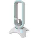 Canyon Gaming 3 in 1 Headset stand, Bungee and USB 2.0 hub Pearl white
