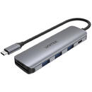 UNITEK UNITEK H1107C interface hub USB 3.2 Gen 1 (3.1 Gen 1) Type-C 5000 Mbit/s Grey