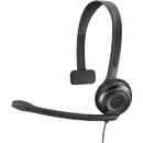 PC 7 USB Headset Wired Headband Office/Call Centre USB Type-A Black