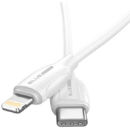 Blue Power Cablu Date si Incarcare USB Type-C la Lightning Blue Power B2BX19, 2 m, 3A , Alb  "314530" (include TV 0.06 lei)