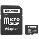 PLATINET MICRO SD CARD CU ADAPTOR 32GB CLASA 10 PLATIN