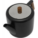 Bredemeijer Bredemeijer Teapot Boston 1,1l black matt wood design    111004