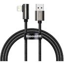 Baseus Legend Elbow, Fast Charging Data Cable pt. smartphone, USB la Lightning Iphone 2.4A, braided, 1m, negru