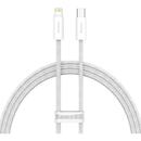Dynamic, Fast Charging Data Cable pt. smartphone, USB Type-C la Lightning Iphone PD 20W, braided, 1m, alb