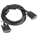 LANBERG Lanberg CA-DVIS-10CC-0018-BK DVI cable 1.8 m DVI-D Black