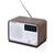 Portable radio with Bluetooth and USB BLAUPUNKT PP7BT, colour: brown wood/white