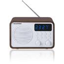 Blaupunkt Portable radio with Bluetooth and USB BLAUPUNKT PP7BT, colour: brown wood/white