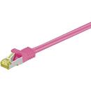 Goobay goobay Patch cable SFTP m.Cat7 pink 3,00m - LSZH, Magenta