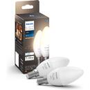 Philips Hue E14 double pack 2x470lm - White Amb.