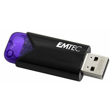 Memorie USB Emtec B110 Click Easy 128 GB USB stick (violet/black, USB-A 3.2 Gen 1)