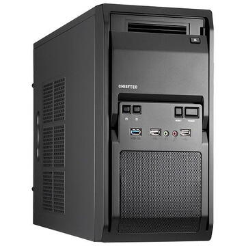 Carcasa Chieftec LT-01B-350GPB - tower case - black - incl. 350 watt power supply