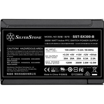 Sursa Silverstone Technology Sursa PC  SST-SX300-B, 300W, SFX, PFC Activ