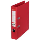 Esselte Biblioraft Esselte No.1 Power Recycled, carton cu amprenta CO2 neutra, A4, 50 mm, rosu