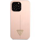 Guess Guess Husa Silicon Line Triangle iPhone 13 Pro Max Roz