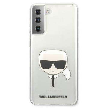 Husa Karl Lagerfeld Husa Karl's Head Samsung Galaxy S21 Plus Transparent