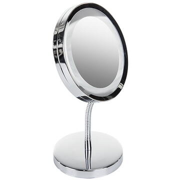 Oglinzi cosmetice Oglinda cosmetica reglabila cu lupa si Iluminare cu LED Adler 2159