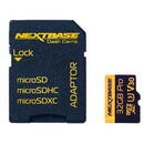 Card micro SD 32GB U3 cu adaptor Nextbase NBDVRS2SD32GBU3