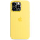 Apple Apple Husa Originala Silicon iPhone 13 Pro, MagSafe, Lemon Zest