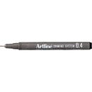 Artline Marker pentru desen tehnic ARTLINE, varf fetru 0.4mm - negru