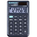 Donau Tech Calculator de buzunar, 8 digits, 100 x 62 x 8 mm, capac din plastic, Donau Tech DT2082 - negru