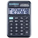 Donau Tech Calculator de buzunar, 8 digits, 88 x 59 x 10 mm, Donau Tech DT2083 - negru