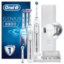 ORAL-B Oral-B Genius 8900 CrossAction Adult Rotating-oscillating toothbrush White, Silver