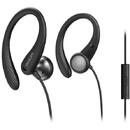 Philips Philips TAA1105BK/00 headphones/headset Wired Ear-hook, In-ear Sports Black