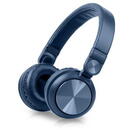 Muse M-276BTB headphones/headset Wired & Wireless  Bluetooth Blue