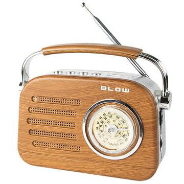 BLOW 77-532# radio Portable Analog Wood