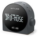 Muse M-185 CDB alarm clock Digital alarm clock Black