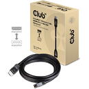 Club 3D CLUB3D DisplayPort 1.4 Extension Cable 8K60Hz DSC 1.2 HBR3 HDR Bidirectional M/F 3m/9.84ft
